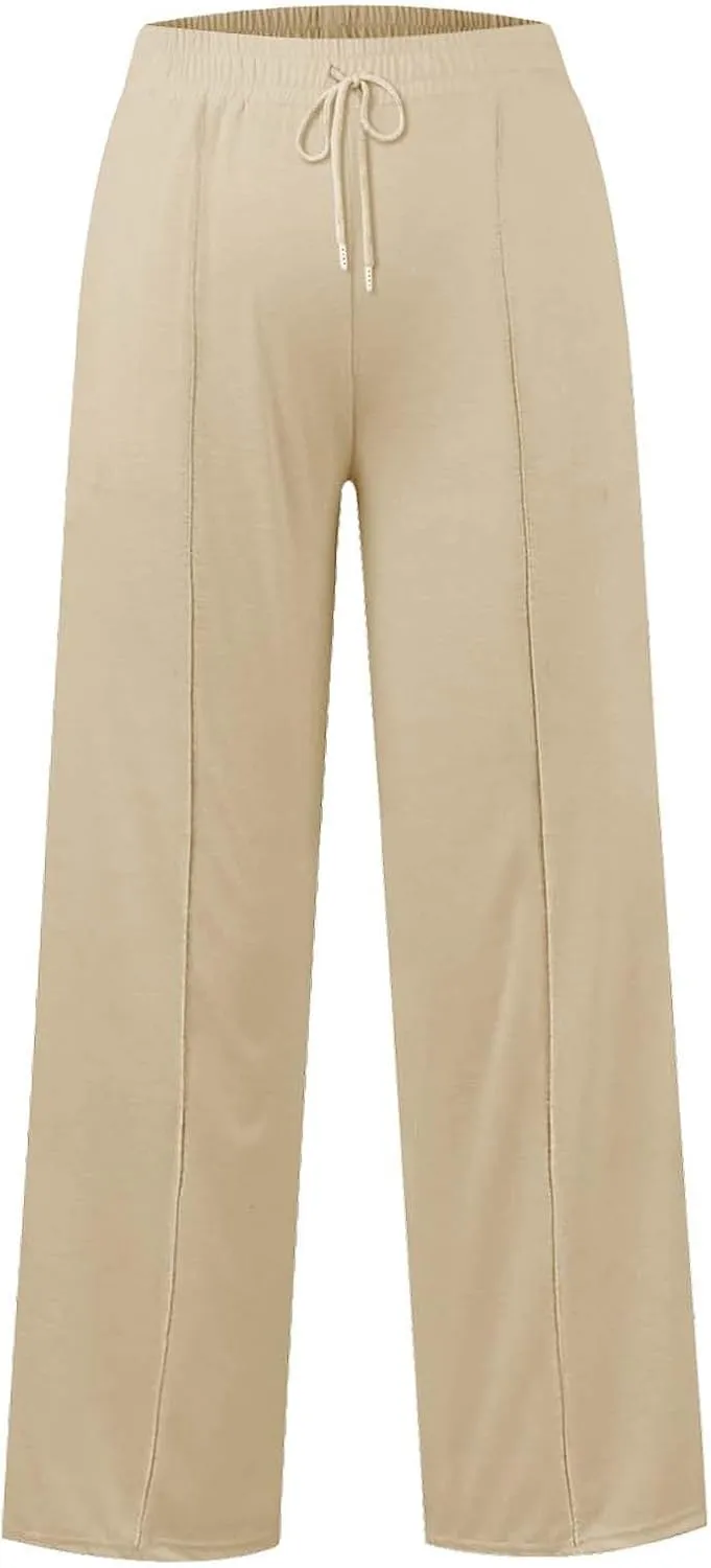Kids Girls Wide Leg Baggy Sweatpants Cute Cargo Pants High Waisted Stretchy Joggers with Pocket Girl Joggers Clothes