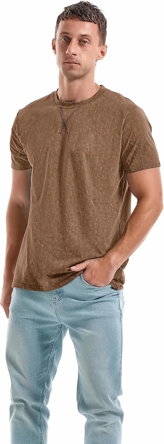 KLIEGOU Men's T-Shirts - Premium Cotton Crew Neck Tees S - 4XL