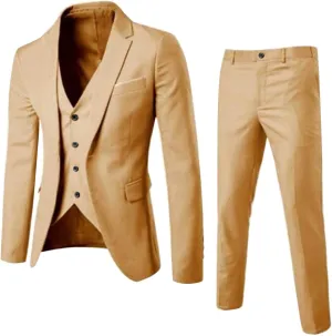LCMTWX Black Suits For Men Business Wedding Party Jacket Vest & Pants Coat Black Suit Jacket Mens 3 Piece Suit Suits For