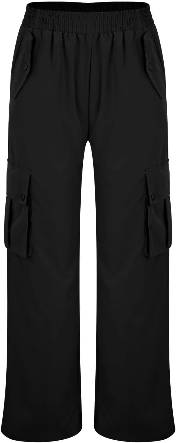 Lightweight Cargo Pants Pocket Belt Casual Jeans Womens High Waist Pants Y2K Pants Corduroy Pants
