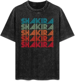 Machine-Washable Vintage Oversized Cotton T-Shirts Comfortable Shirt Crew Neck Tees