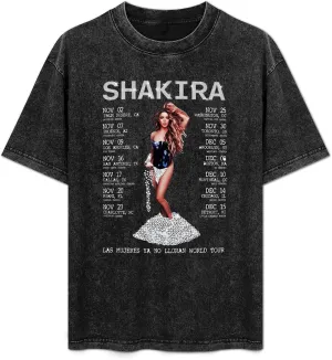 Machine-Washable Vintage Oversized Cotton T-Shirts Comfortable Shirt Crew Neck Tees