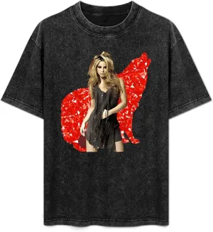 Machine-Washable Vintage Oversized Cotton T-Shirts Comfortable Shirt Crew Neck Tees