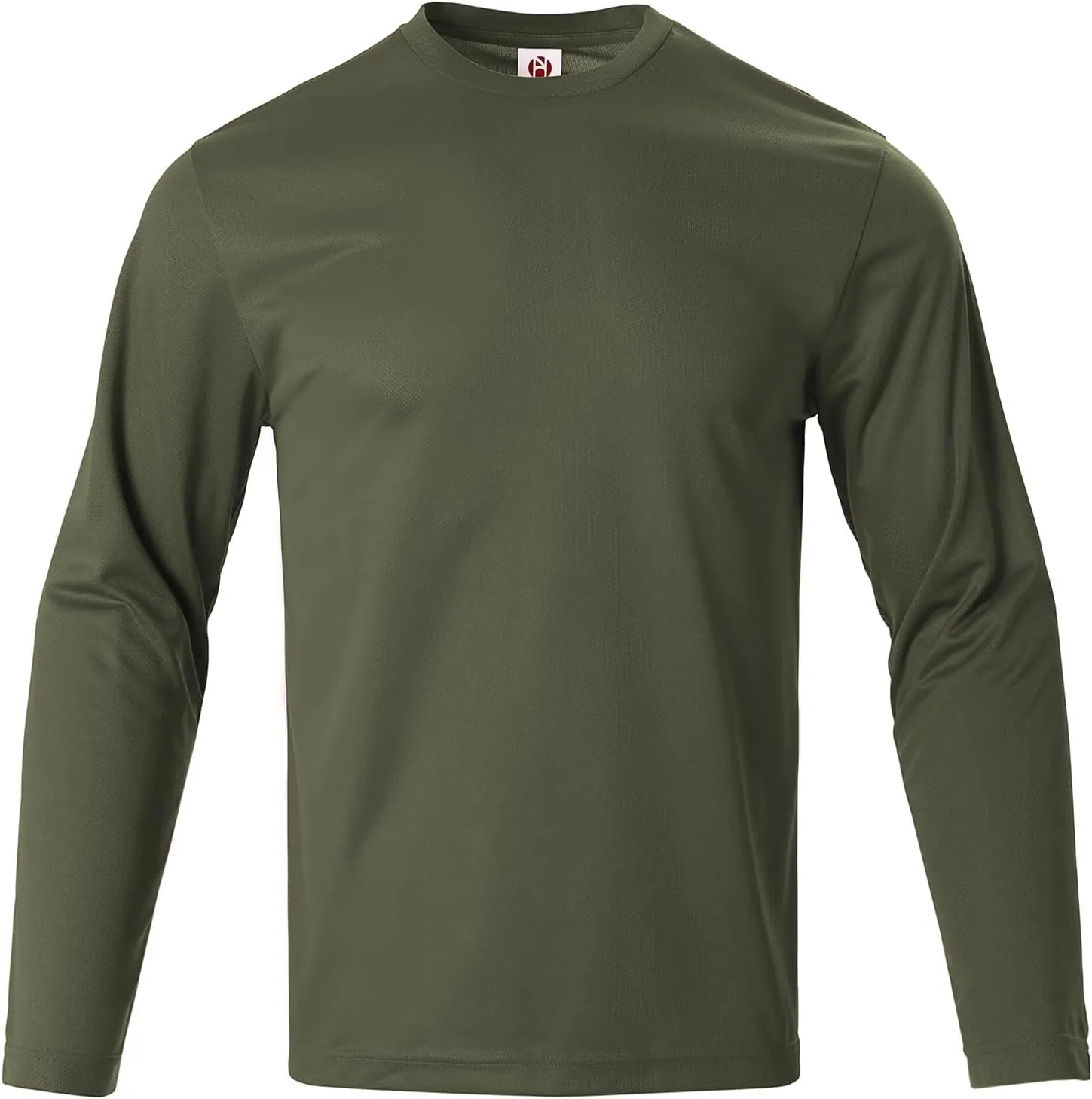 Mens Active Athletic T-Shirts Quick Dry Crew Neck Tees Fishing Hiking Long Sleeve Shirt Multipack