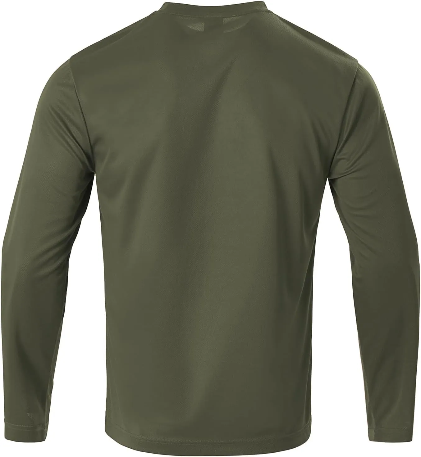 Mens Active Athletic T-Shirts Quick Dry Crew Neck Tees Fishing Hiking Long Sleeve Shirt Multipack