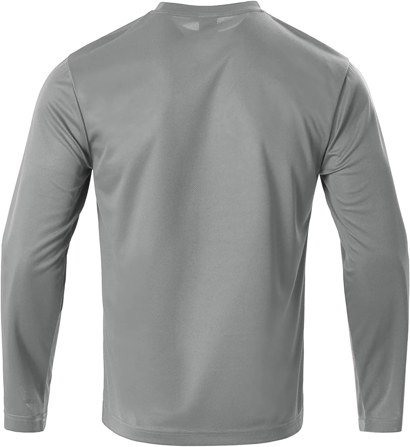Mens Active Athletic T-Shirts Quick Dry Crew Neck Tees Fishing Hiking Long Sleeve Shirt Multipack