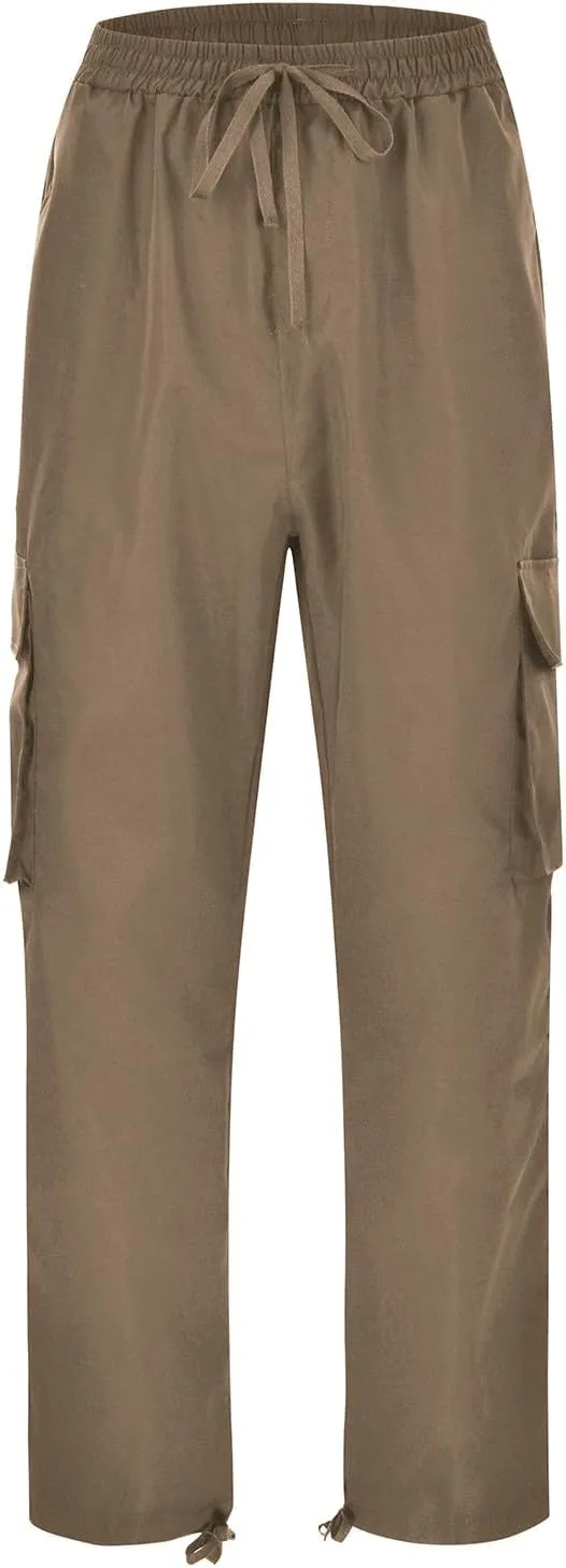 Mens Cargo Pants Relaxed Fit Hiking Sweatpants Casual Athletic Jogger Sports Outdoor Trousers with Pockets