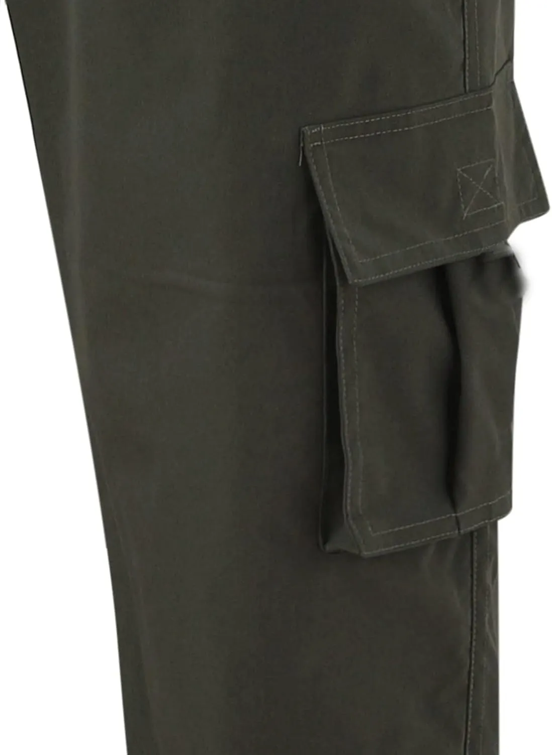 Mens Cargo Pants Relaxed Fit Jogger Sweatpants Hiking Outdoor Trousers Sport Pants with Pockets for Men
