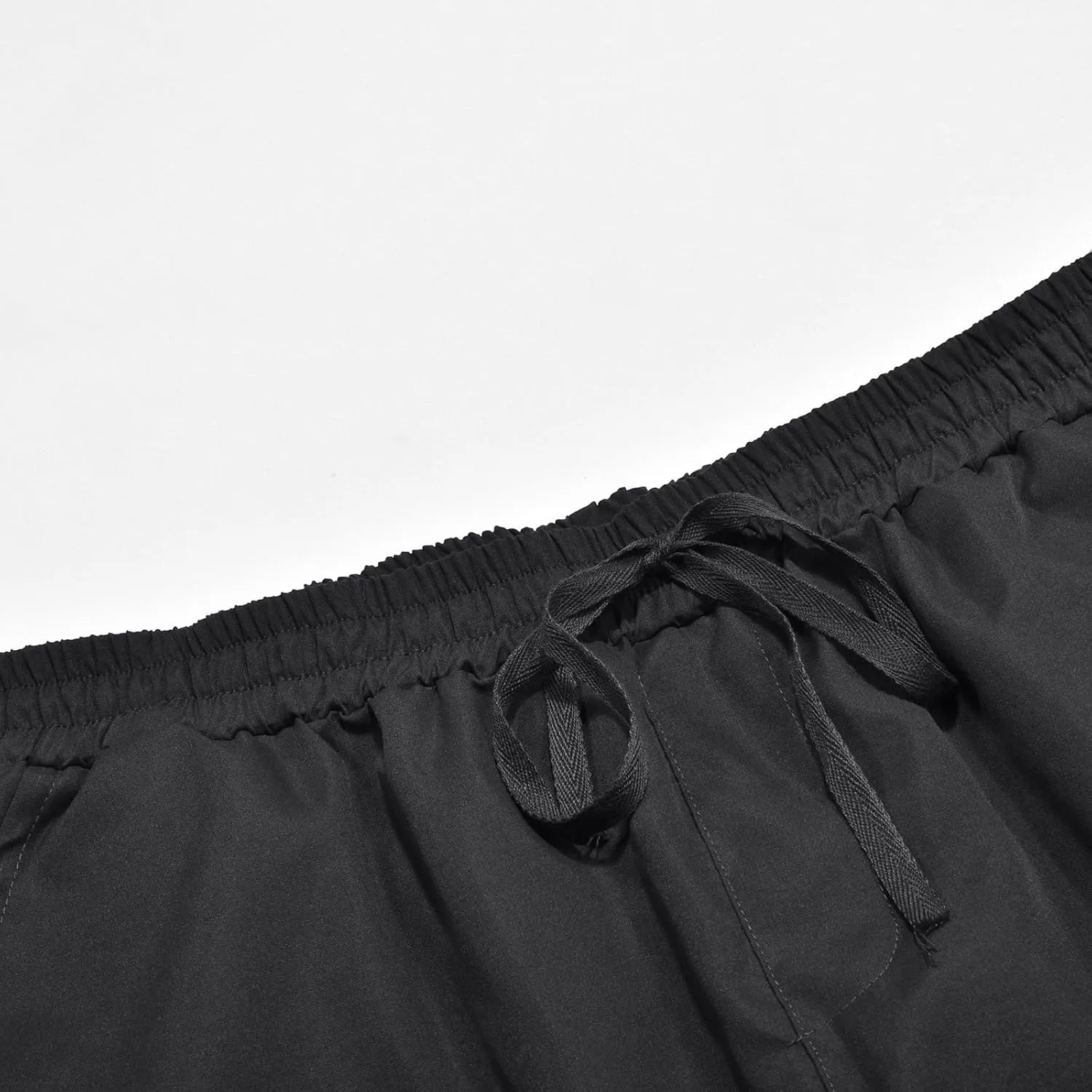 Mens Casual Cargo Pants Workout Stretch Joggers Sweatpants Hiking Drawstring Tactical Pants with Pockets 2024