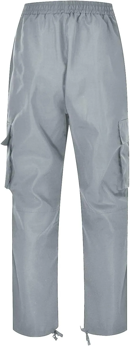 Mens Casual Cargo Pants Workout Stretch Joggers Sweatpants Hiking Drawstring Tactical Pants with Pockets 2024