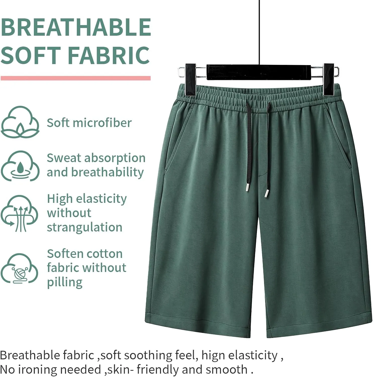 Men's Casual Shorts Athletic Running Shorts Lightweight Shorts Quick Dry
