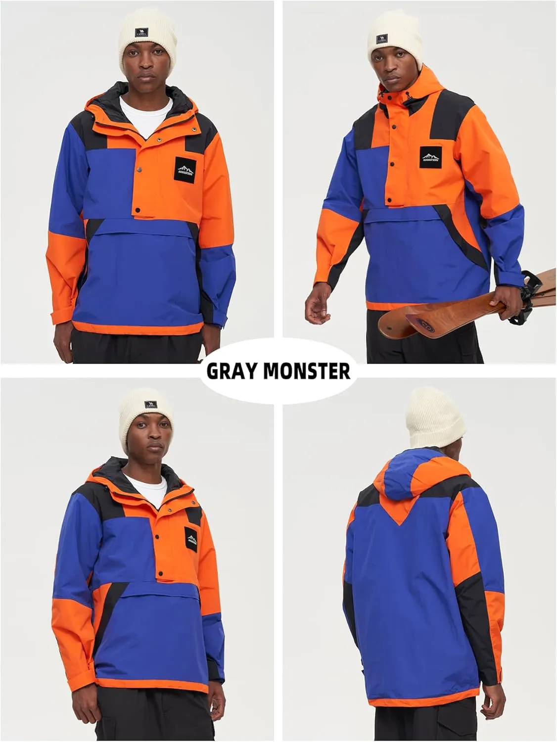 Mens Hiking Outdoor Recreation Softshell Jackets Waterproof Lightweight Jacket Rain Hood Windbreakers Raincoats