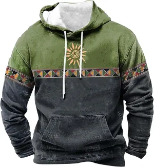 Men's Hooded Sweatshirts Long Sleeve Unisex Hooded Sweater Heart Shaped Printed Zipper With Plush Insulation Hooded