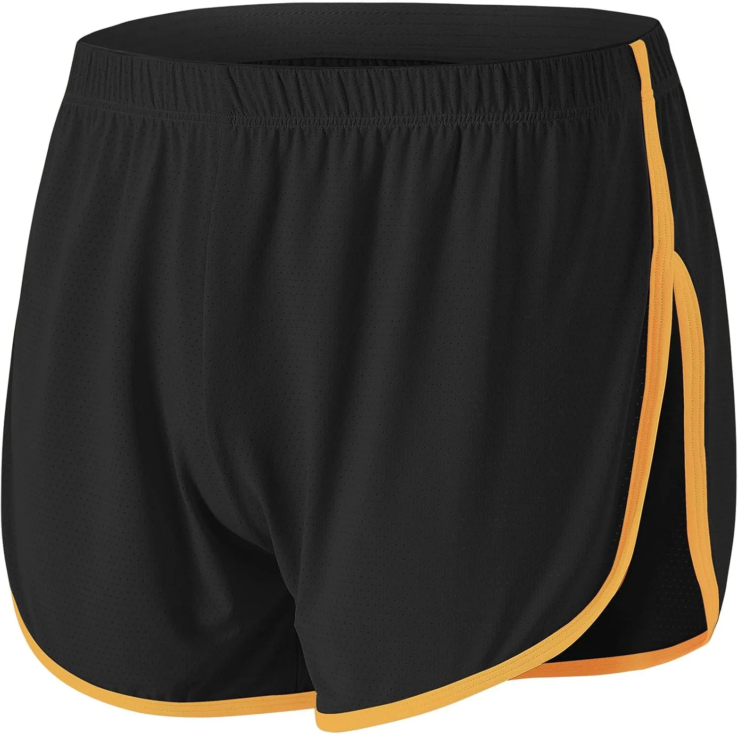 Men's Mesh Running Shorts with Side Slit
