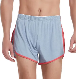 Men's Mesh Running Shorts with Side Slit