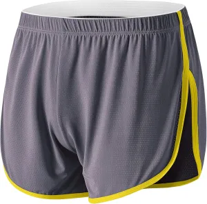 Men's Mesh Running Shorts with Side Slit