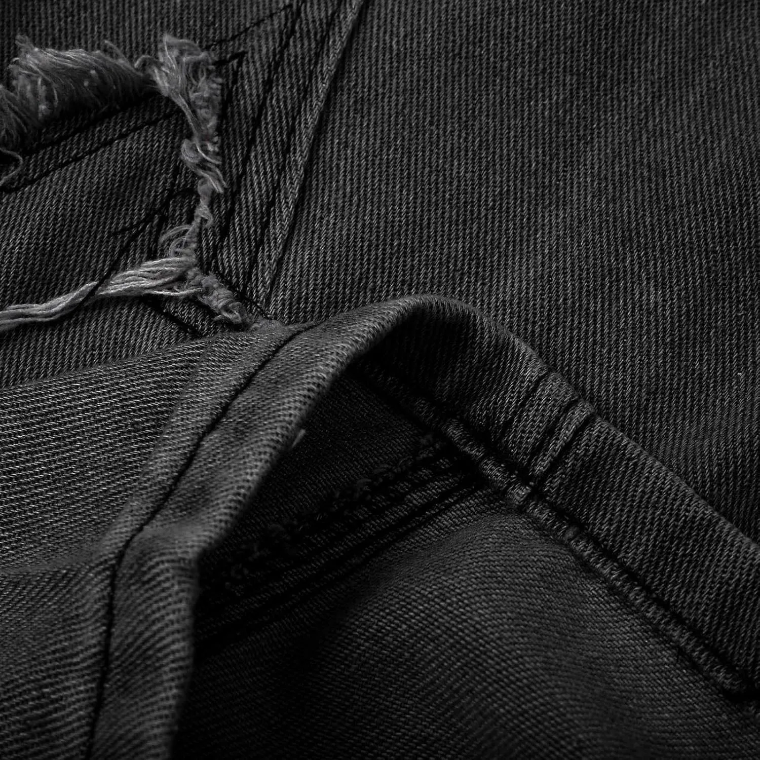 Men's Regular Fit Jeans Fit Ripped Trousers Slim Straight Men's Pants Washed Old Loose Fashion Casual Jeans Men Blue