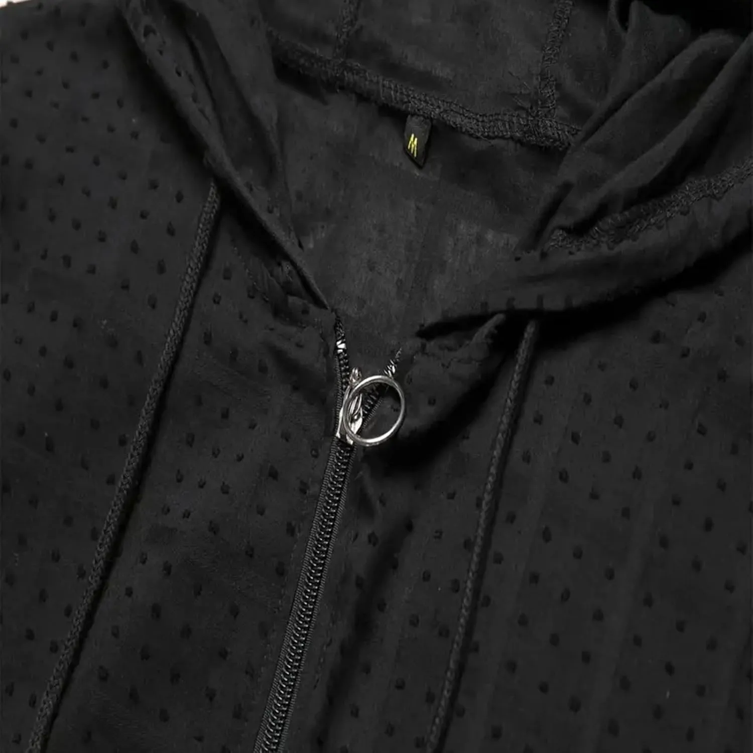 Mens Slim Fit Shirts Short Sleeve Hoodie Full Zip Swiss Dot Drawstring Hooded Cardigan Tops Summer Casual Beach T Shirts
