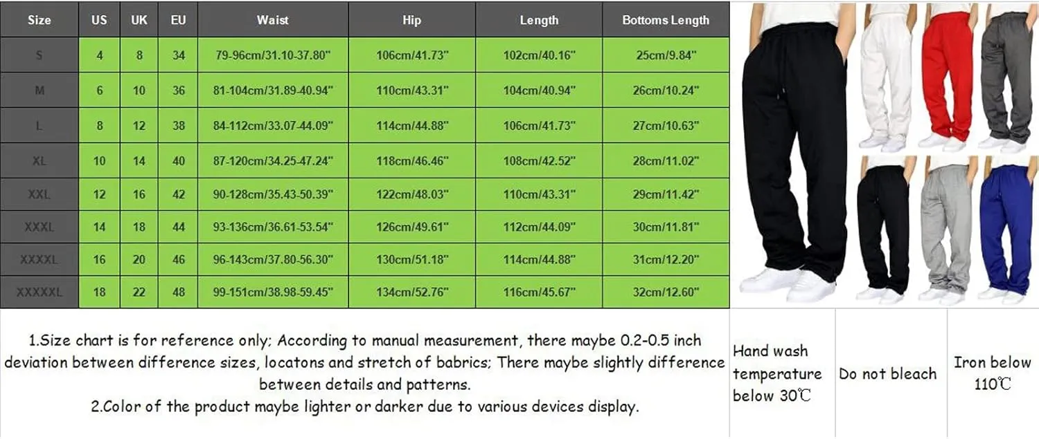 Mens Sweatpants Joggers Men's Athletic Running Pants Active Lightweight Workout Gym Loose Fit Sweatpants with Pockets