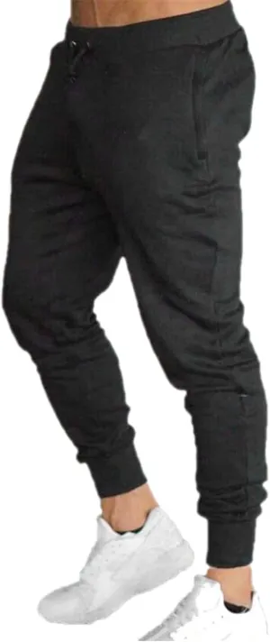 Mens Sweatpants Open Bottom Men's Sweatpants with Pockets Open Bottom Athletic Pants for Jogging Workout Gym Running