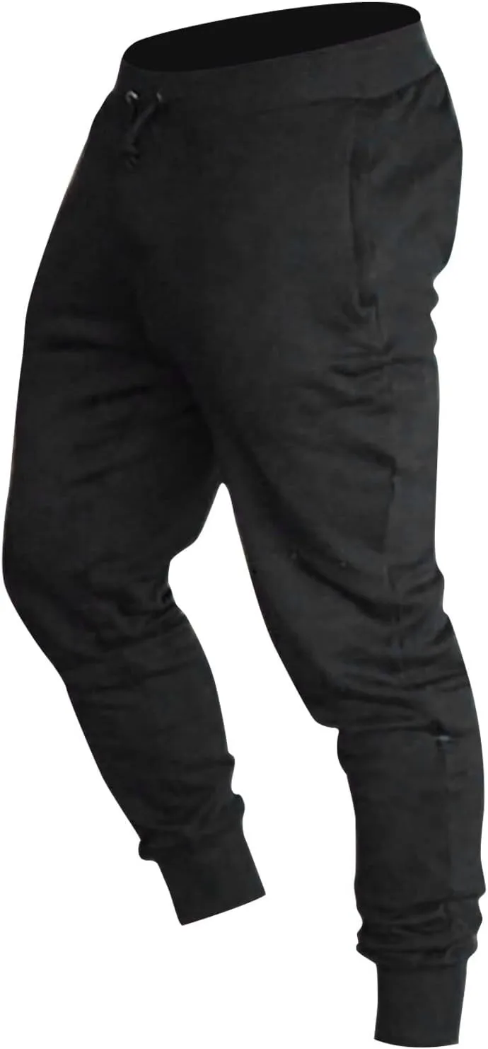 Mens Sweatpants Open Bottom Men's Sweatpants with Pockets Open Bottom Athletic Pants for Jogging Workout Gym Running