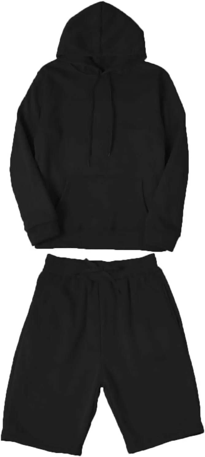 Men's Tracksuit 2 Piece Hooded Athletic Sweatsuits Sweater Pants Sports Sets Long Sleeve Pullover Hoodies of The Day