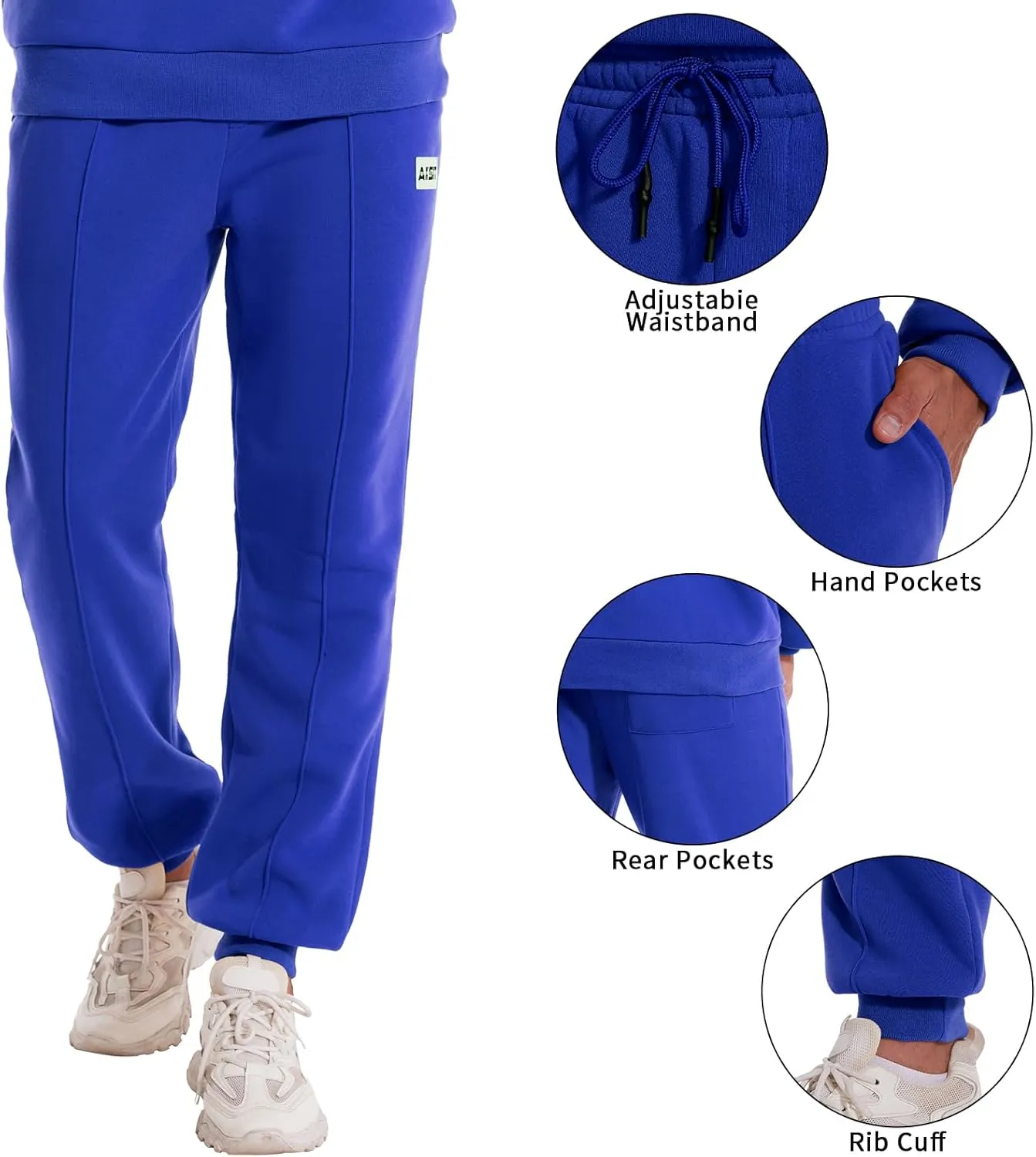 Men's Tracksuits Sweatsuit for Men Track Sweat Suits 2 Piece Hoodies and Jogger Sports Jogging Suits Set Outfits