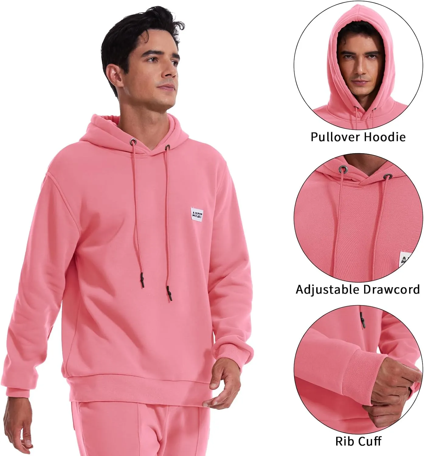 Men's Tracksuits Sweatsuit for Men Track Sweat Suits 2 Piece Hoodies and Jogger Sports Jogging Suits Set Outfits