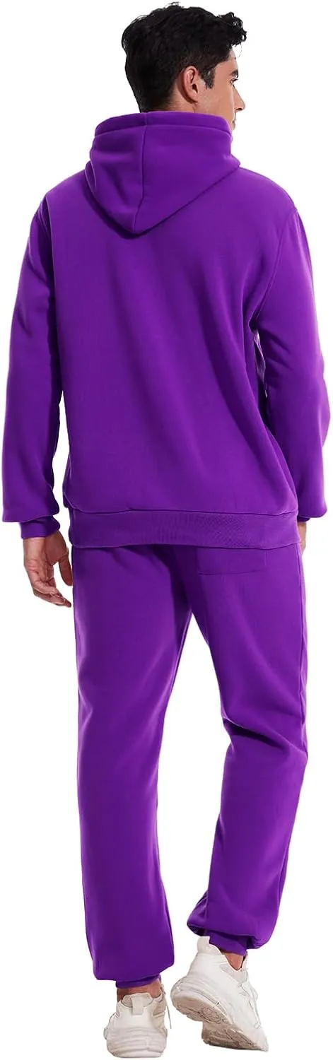 Men's Tracksuits Sweatsuit for Men Track Sweat Suits 2 Piece Hoodies and Jogger Sports Jogging Suits Set Outfits