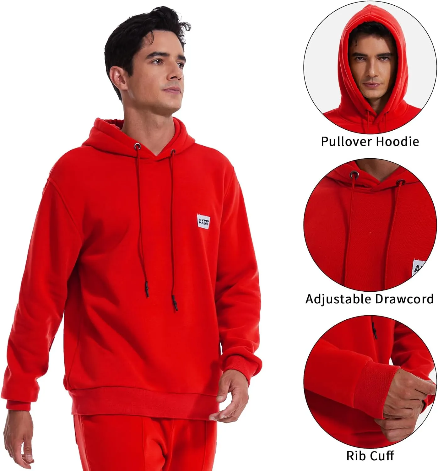 Men's Tracksuits Sweatsuit for Men Track Sweat Suits 2 Piece Hoodies and Jogger Sports Jogging Suits Set Outfits