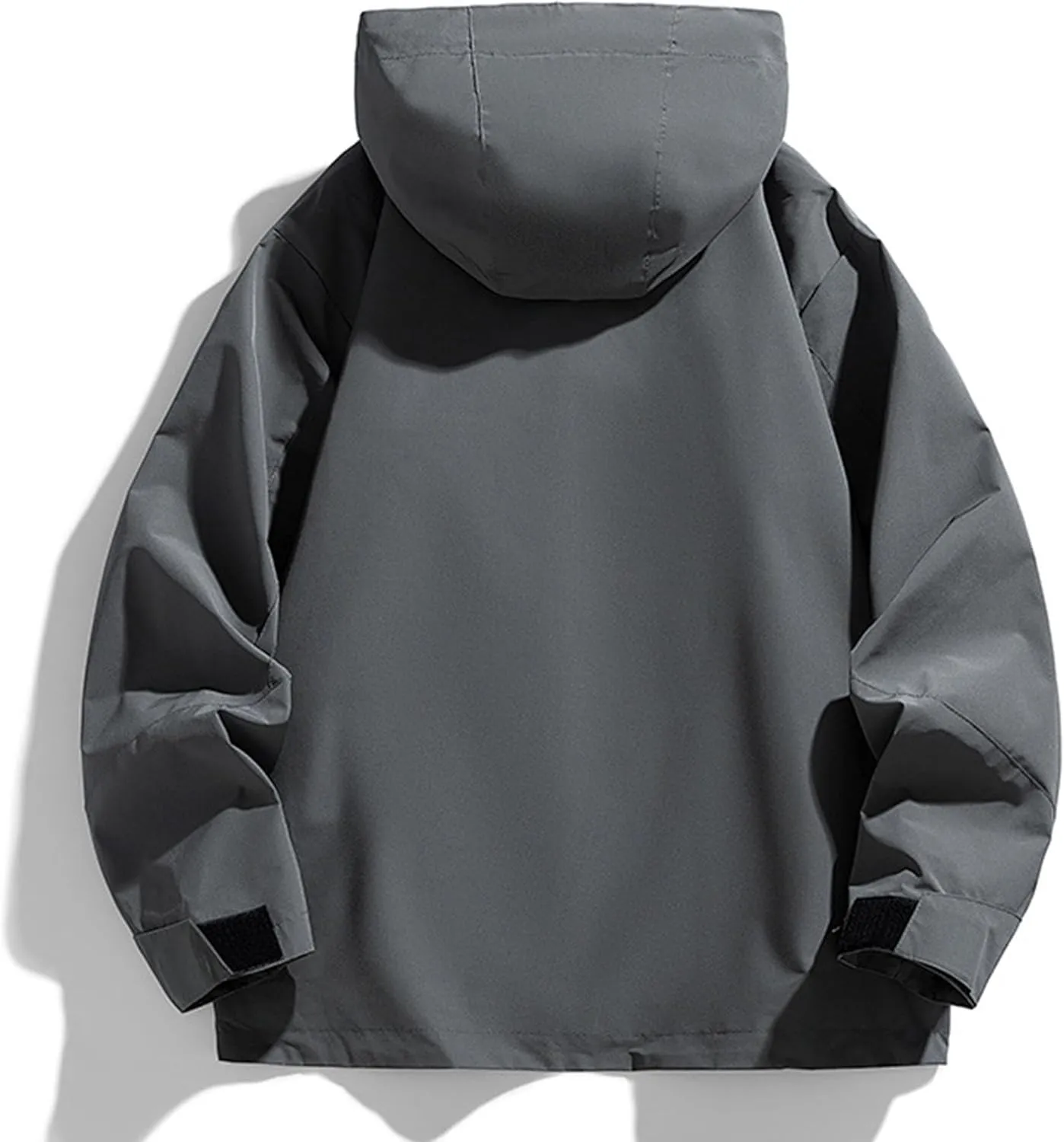 Men's Windbreaker Jacket Lightweight Water-Resistant Windbreakers Outdoor Waterproof Hooded Classic Cycling
