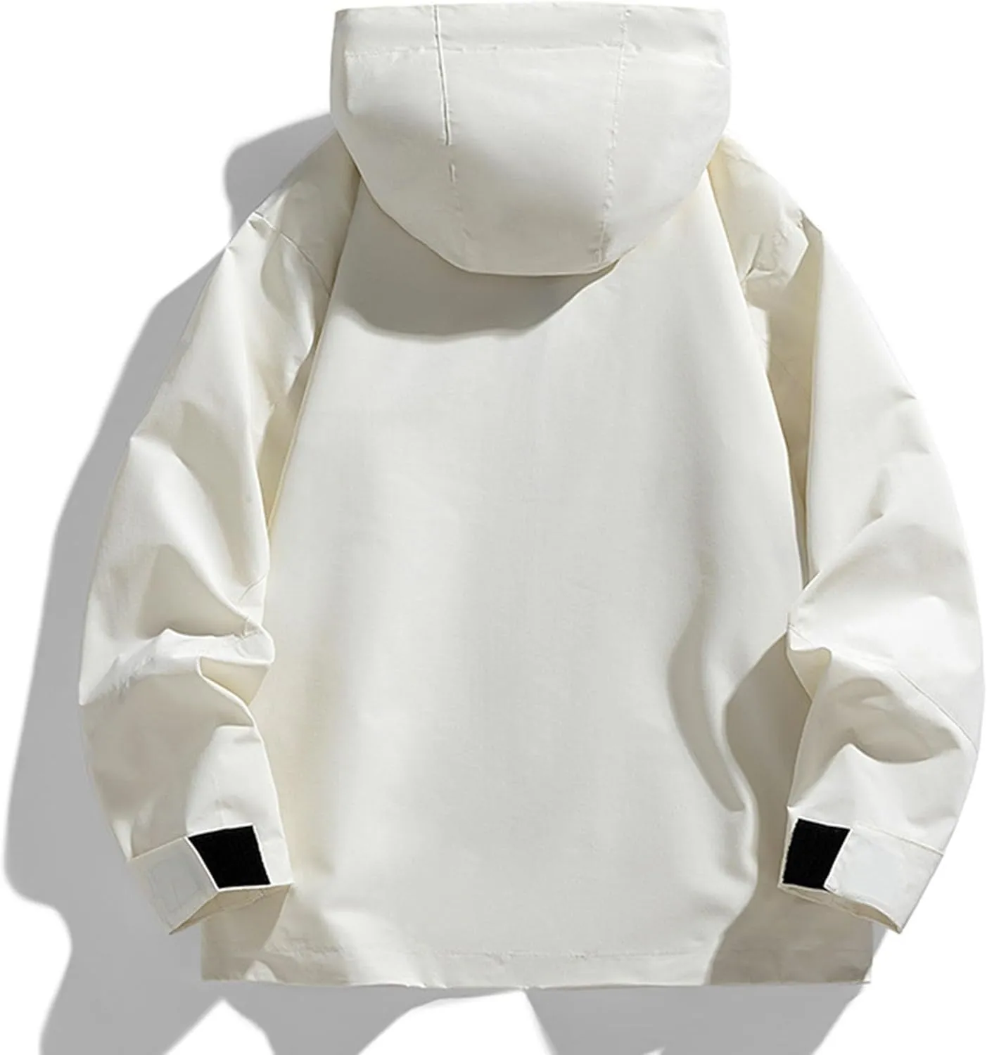 Men's Windbreaker Jacket Lightweight Water-Resistant Windbreakers Outdoor Waterproof Hooded Classic Cycling