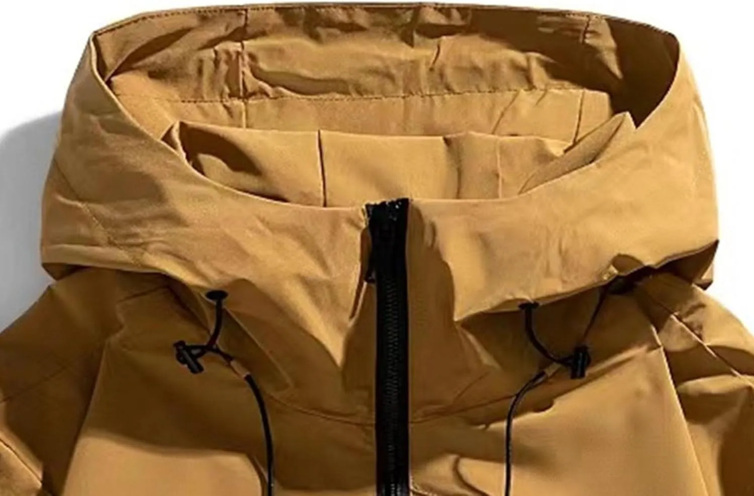 Men's Windbreaker Jacket Lightweight Water-Resistant Windbreakers Outdoor Waterproof Hooded Classic Cycling