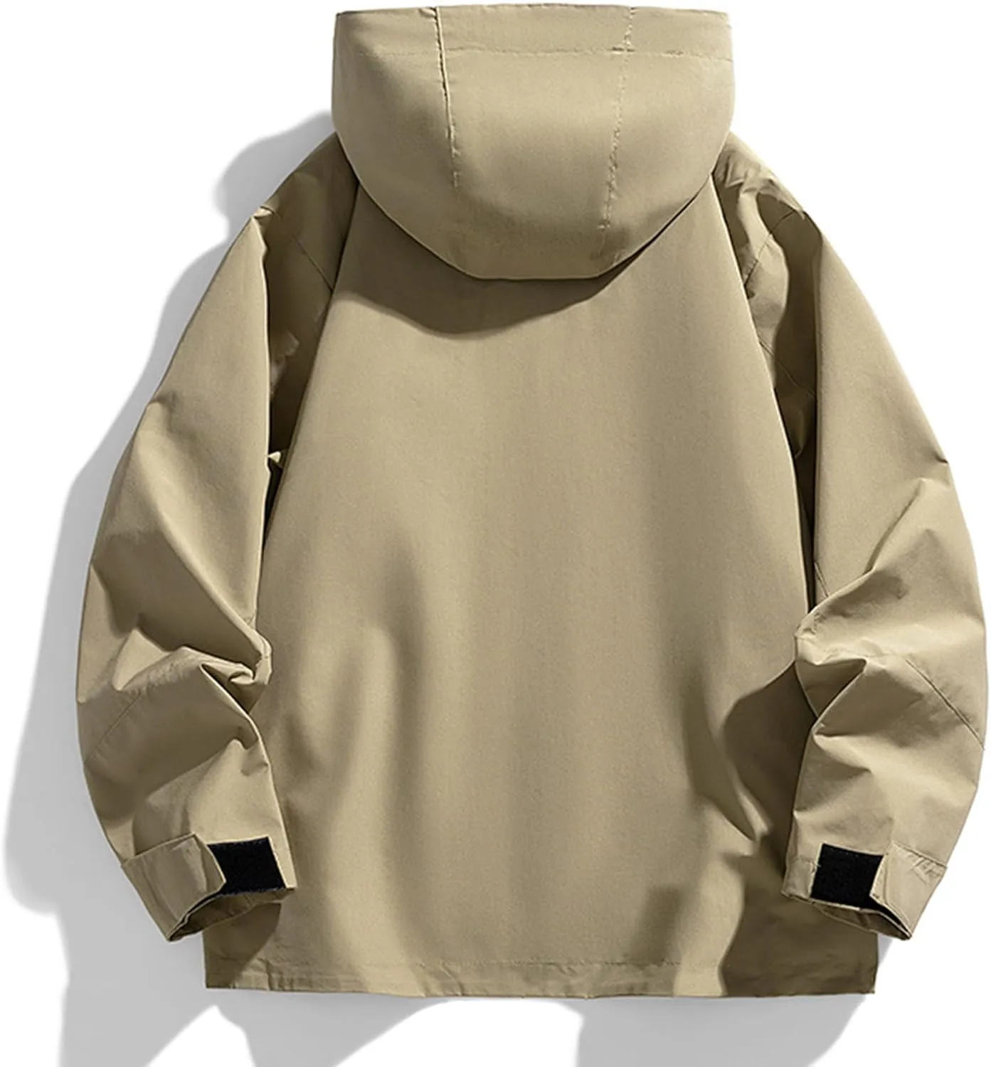 Men's Windbreaker Jacket Lightweight Water-Resistant Windbreakers Outdoor Waterproof Hooded Classic Cycling
