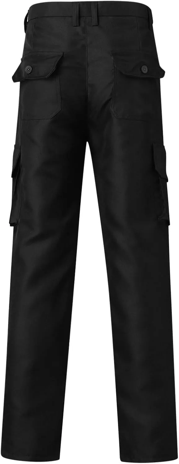Men's Workout Athletic Golf Jogging Pants with Pockets Elastic Waist Button Lightweight Running Hiking Pants for Men