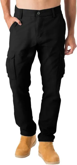 Men's Workout Athletic Golf Jogging Pants with Pockets Elastic Waist Button Lightweight Running Hiking Pants for Men