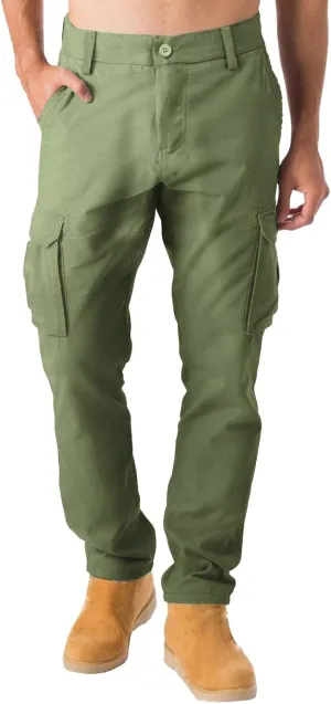 Men's Workout Athletic Golf Jogging Pants with Pockets Elastic Waist Button Lightweight Running Hiking Pants for Men