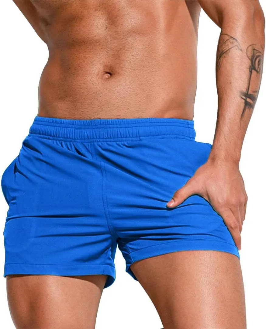Men's Workout Shorts 5" Lightweight Running Shorts Quick Dry