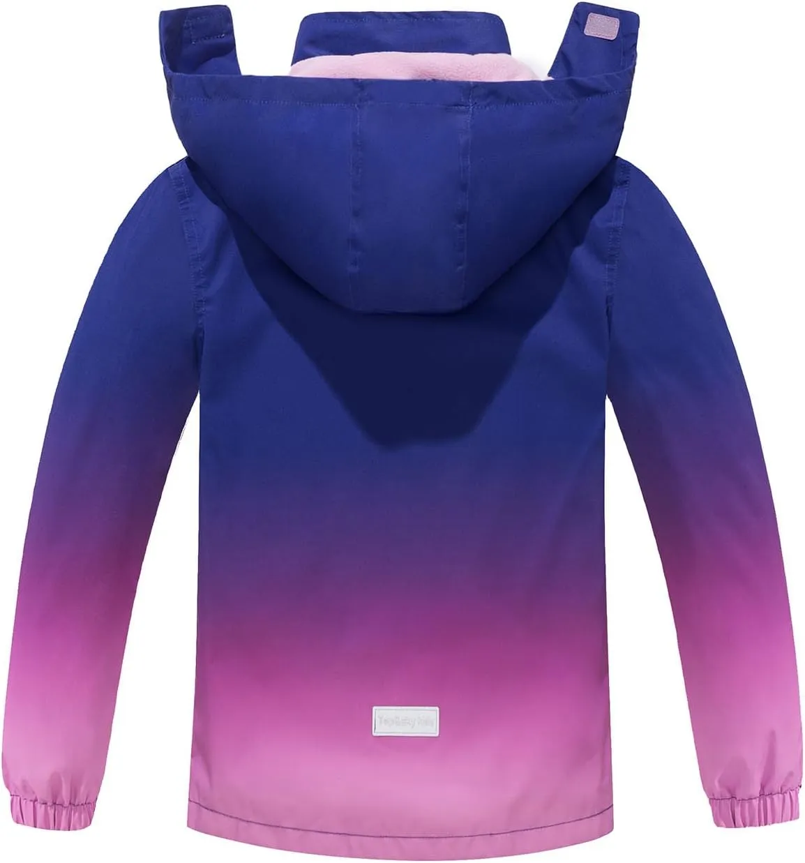 MGEOY Boys Girls Rain Jackets Lightweight Waterproof Hooded Raincoats Windbreakers for Kids 4-14Y