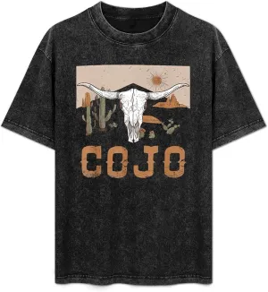 Moisture-Wicking Vintage Oversized Cotton T-Shirt Edgy Shirt Crew Neck Tees