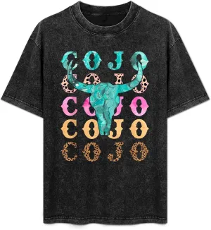 Moisture-Wicking Vintage Oversized Cotton T-Shirt Edgy Shirt Crew Neck Tees