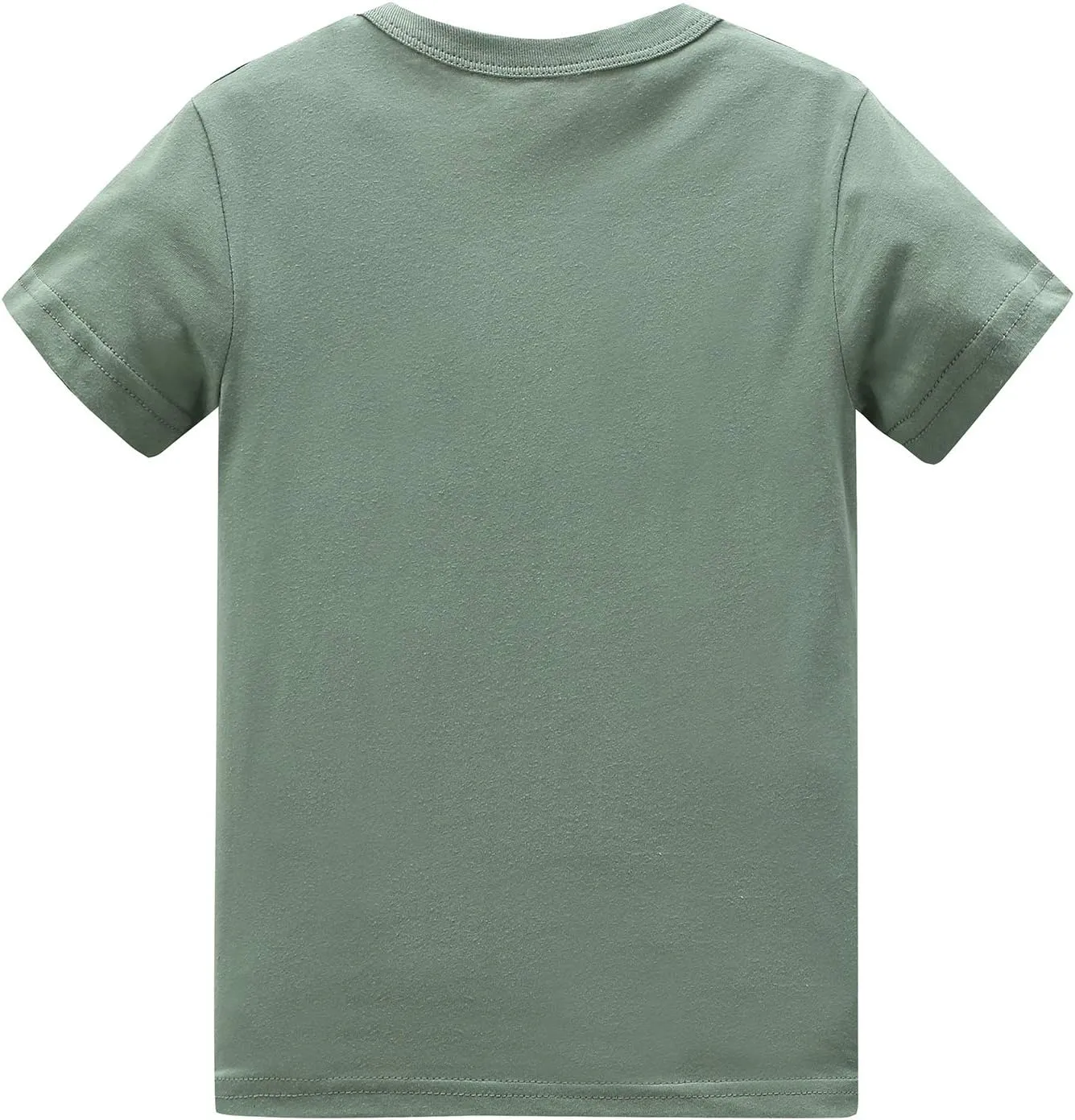 Moon Tree Boys Cotton Long Sleeve T Shirts Cartoon Shirt Crew Neck Tees Excavator 2 Pack