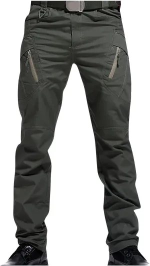 Muscularfit Camo Pants for Men Causal Joggers Athletic Pants Loose Fit Twill Chino Multi Pockets Straight Sweatpants 2023