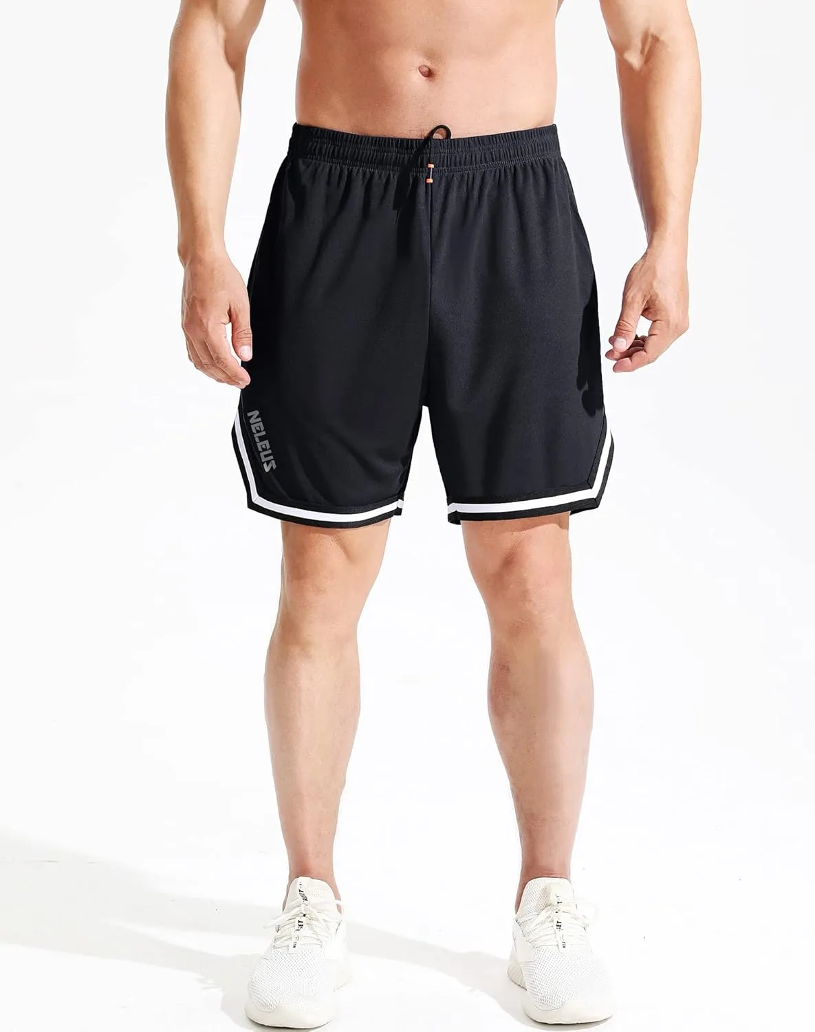 NELEUS Men's 7 inch Lightweight Workout Running Shorts with Pockets