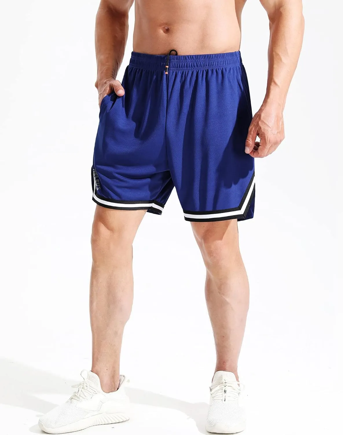 NELEUS Men's 7 inch Lightweight Workout Running Shorts with Pockets