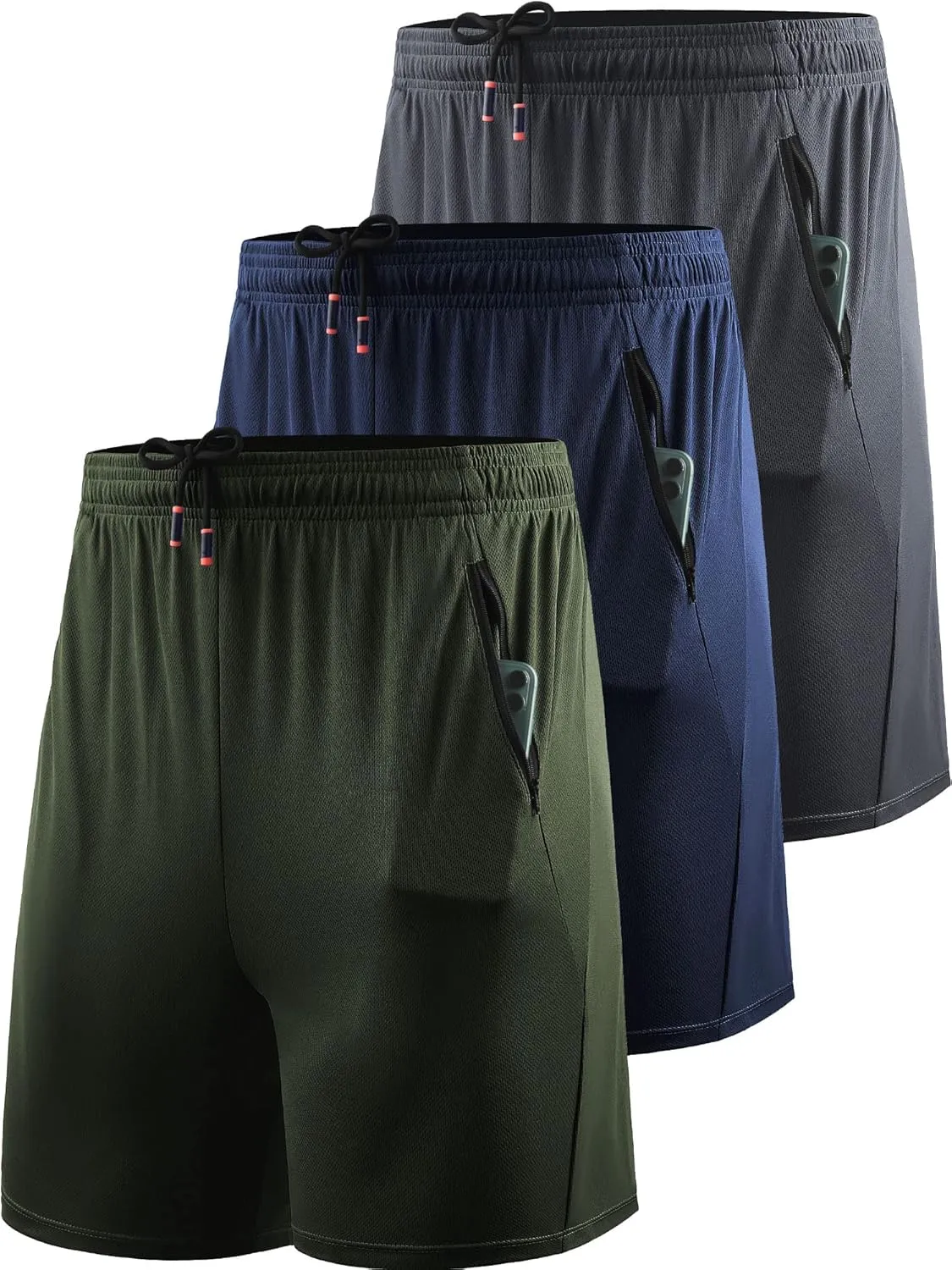 NELEUS Men's 7 inch Lightweight Workout Running Shorts with Pockets