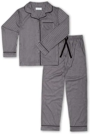 PajamaGram Pajamas for Kids - Kids Long Sleeve Button Down Pajamas with Pants