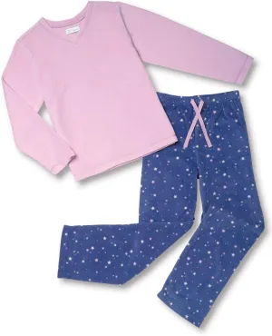 PajamaGram Snuggle Fleece Pajamas For Girls - Fleece Pajamas For Kids