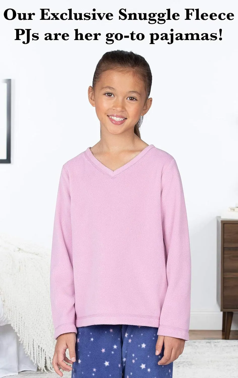 PajamaGram Snuggle Fleece Pajamas For Girls - Fleece Pajamas For Kids