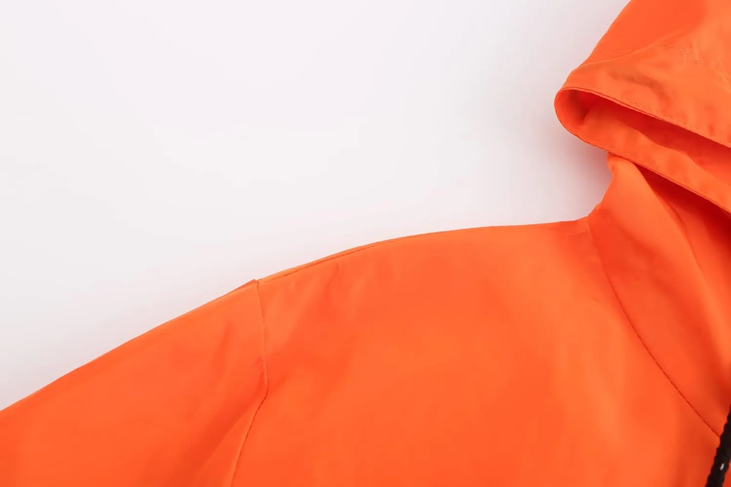 perdontoo Mens Casual Windbreakers Lightweight Drawstring Hooded Jackets